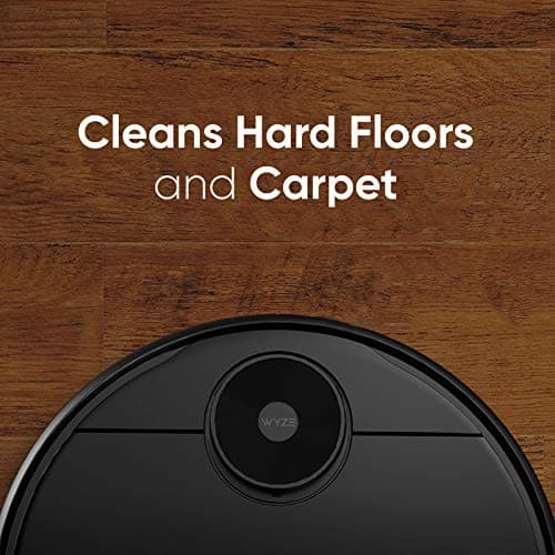 WYZE Lidar Mapping Robot Vacuum, Avoids Obstacles, Wi-Fi Connected, 110min Runtime, Works with Alexa, Multi-Surface Cleaning, Black 6