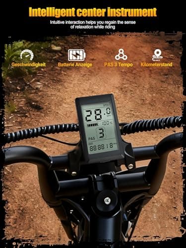 Elecby V100 1500W Peak Electric Bike for Adults, 28MPH 48V 13Ah Removable Battery, 60 Mile Range, 16"x4.0" Fat Tire, 7-Speed E-Bike with Dual Suspension – Commuter Ebike for Men & Women 7