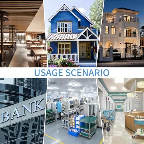 PANDAAR Intercoms Wireless for Home, 2 Way Intercom Communication 4900ft Long Range,Room to Room Intercom Wireless with 3 Volume Levels,20 Chimes Home Intercom System for Indoor Outdoor Use 7