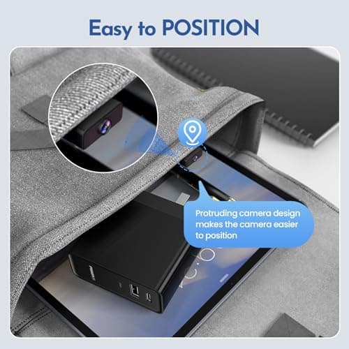 Braload Hidden Camera, Nanny Cam for Home | Free Cloud Indoor Security Camera, Works with/Without WiFi for Baby/Pet/Nanny Monitoring (deep Black) 6