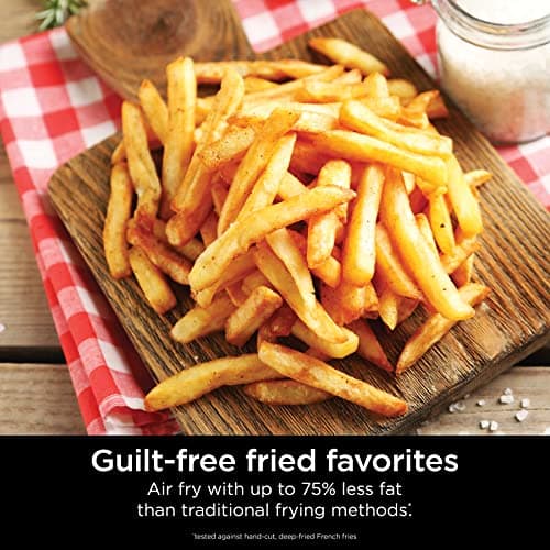 Ninja AF080 Mini Air Fryer, 2 Quarts Capacity, Compact, Nonstick, with Quick Set Timer, Grey 6