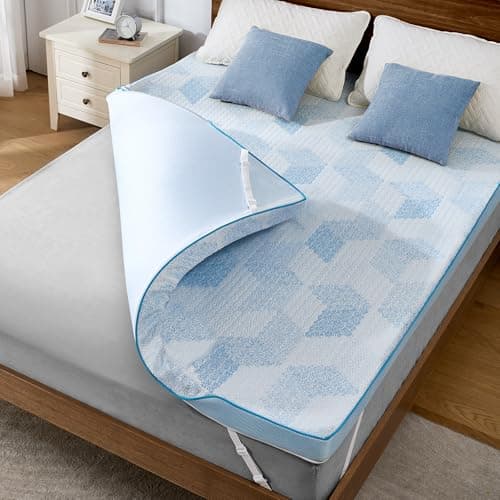 PERLECARE Firm Mattress Topper Full - 3 Inch Cooling Memory Foam Bed Topper for Pressure Relief, Soft and Supportive, Non-Slip Design, Removable and Washable Cover, CertiPUR-US Certified