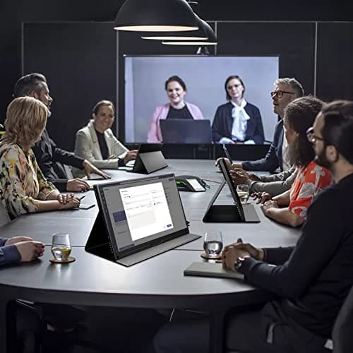 Feiasia 2.5K Portable 17.3" 2560x1440 IPS HDR USB-C Laptop Monitor for PC Mac Phone Gaming Travel 4