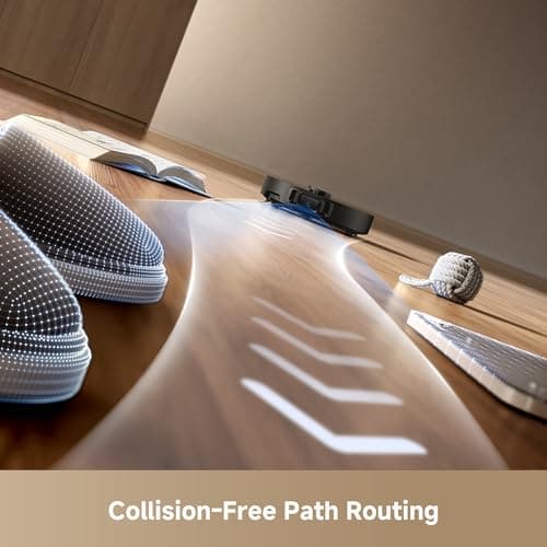 DREAME L40s Ultra Robot Vacuum and Mop, Auto-Empty, Mop Self-Cleaning, 1,9000Pa Suction, 100% Detangling DuoBrush, Extending Mops and Side Brush, 40mm Obstacle Clearing, App & Voice Control (Black) 9