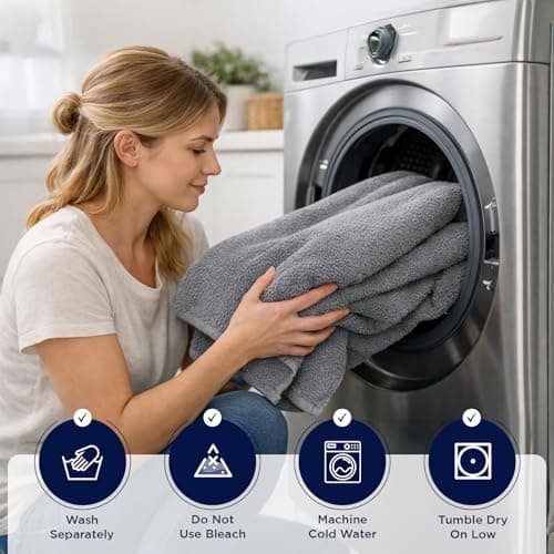DAN RIVER 2 Pack Luxury Bath Sheets 35x70, 600 GSM, Soft & Quick Dry 100% Ring Spun Cotton Towels Ideal for Hotels, Spas, Gyms & Salons Extra Large, Gray 7