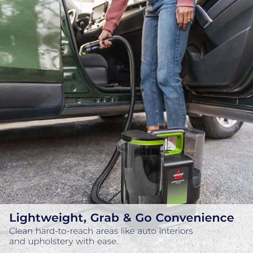 BISSELL® Little Green® Max Pet Portable Carpet and Upholstery Deep Cleaner, Car/Auto Detailer, with Self-Cleaning Tough Stain Tool and Pet Hair Removal Tool (3860) 5