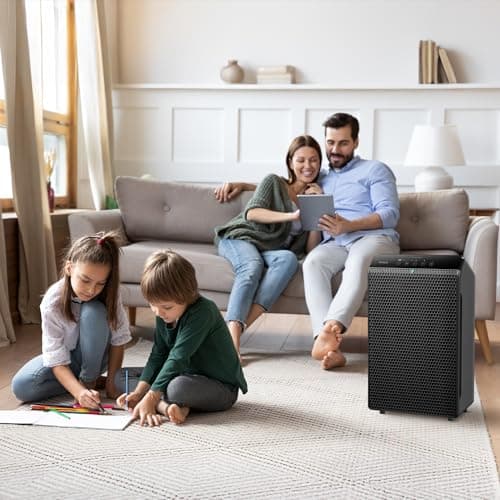 WINIX 5520 Air Purifier for Home Large Room Up to 1882 Ft² in 1 Hr With Air Quality Monitor, True HEPA, High Deodorization Carbon Filter and Auto Mode, Captures Pet Allergies, Smoke, Dust. 9