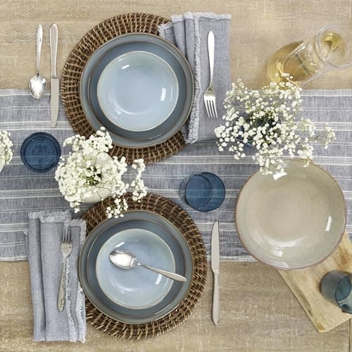 Oneida 897209 Organic Shades 2-Piece Serving Set, Oatmeal 11