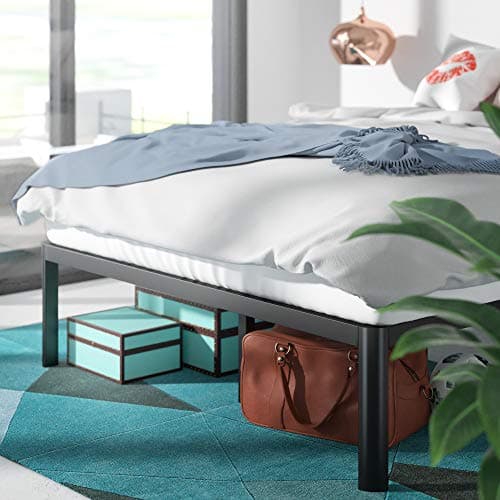 ZINUS Van 16 Inch Metal Platform Bed Frame / Steel Slat Support / No Box Spring Needed / Easy Assembly, Queen 7