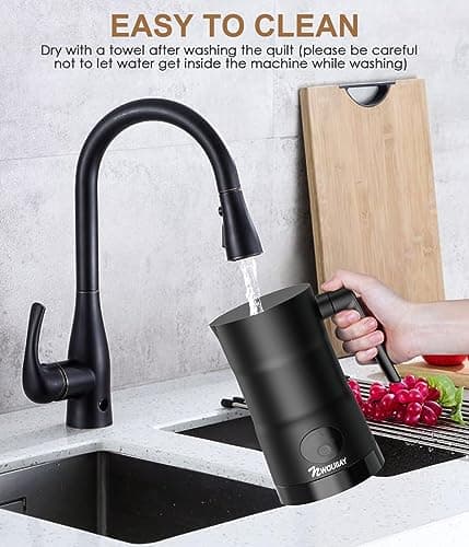 NWOUIIAY 4 in 1 Milk Frother Electric and Steamer 11.8 oz/350ml Hot/Cold Foam Maker Intelligent Temperature Control Electric Milk Warmer for Latte/Coffee/Hot Chocolate/Cappuccino 7