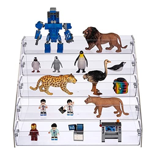 Kihor Tiered Spice Rack Acrylic, Spice Rack Shelf Seasoning Organizer for Countertop, Cabinet, Pantry, Kitchen Storage - 5 Tier 7