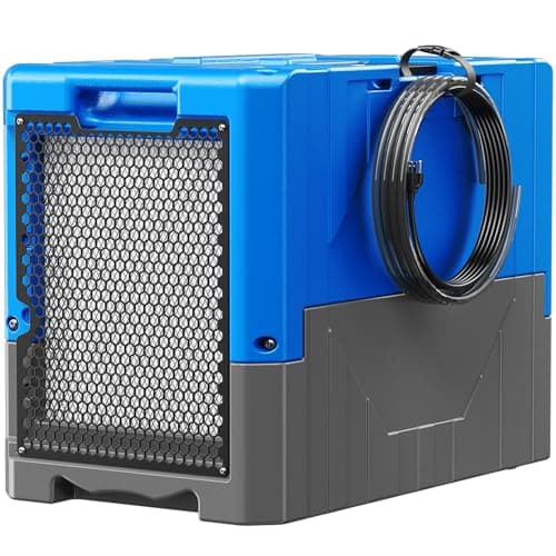 190Pints High Efficiency Commercial Dehumidifier for Basements-6000 Sq.Ft. Industrial Grade Dehumidifiers with Pump & Drain Hose for Crawl Spaces Water Damage Restoration-Auto Defrost, Memory Starting