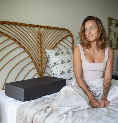 Bamboo Viscose Pillow Cube Pillowcase 24x12x5 Inch with Zipper - Sweat-Absorbent, Moisture-Wicking, Odor-Free Cube Pillow Case 8