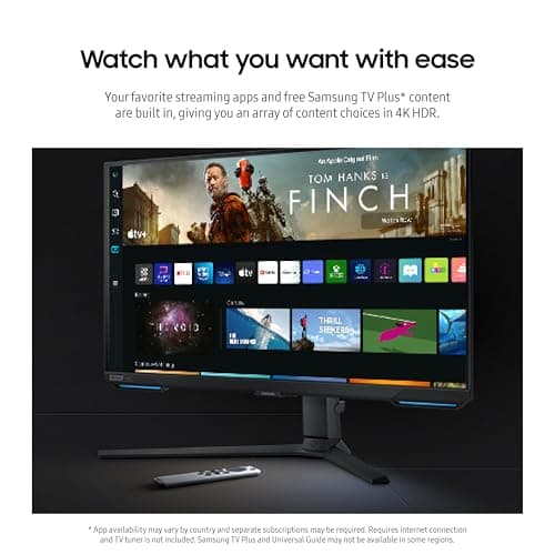 SAMSUNG 28” Odyssey G70B Series 4K UHD Gaming Monitor, IPS Panel, 144Hz, 1ms, HDR 400, G-Sync and FreeSync Premium Pro Compatible, Ultrawide Game View, LS28BG702ENXGO, Black 7
