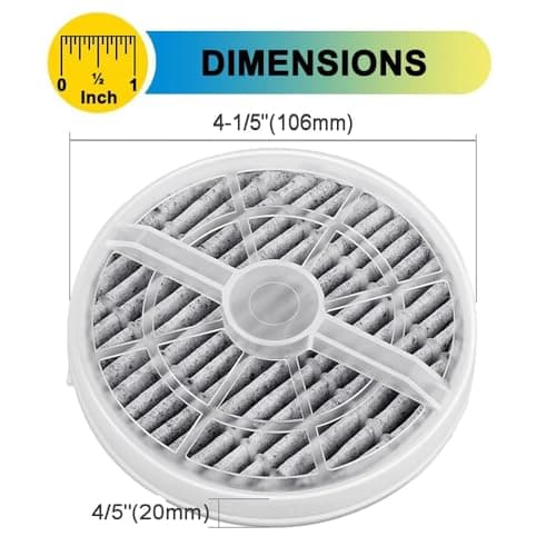 5 Pack True HEPA Filter Replacement for Frida Baby Air Purifier 3 in 1, RIGOGLIOSO Air Purifier GL2103 and SY900S, JINPUS GL-2103, LTLKY 900S, MELEDEN 5