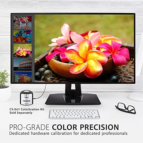 ViewSonic VP3268A-4K 32 Inch 4K UHD IPS Monitor with Advanced Ergonomics, 100% sRGB Rec 709, 14-bit 3D LUT, Eye Care, HDR10 Support, 90W USB C, RJ45, HDR10 6