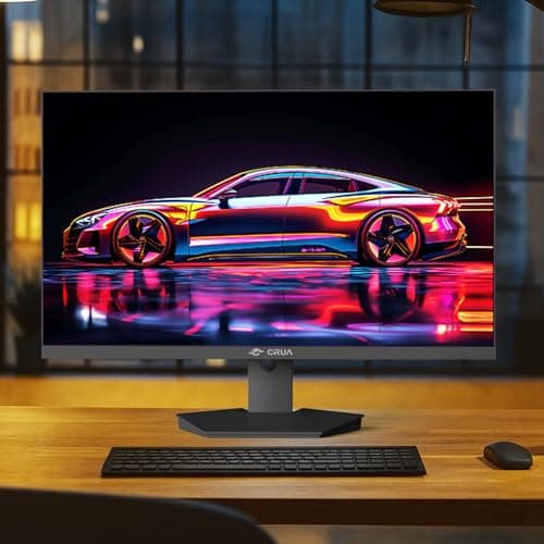 CRUA 27” 4K Gaming Monitor, UHD 3840x2160 160Hz IPS Screen, Height/Pivot/Swivel/Tilt Adjustable Vertical Monitor, Support AMD FreeSync, Built-in Speakers, 120% sRGB, PIP/PBP, HDMI 2.1 & DP 1.4-Black 9