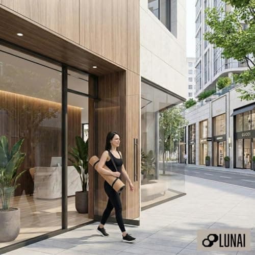 Non-Slip Yoga Mat Cork Surface with Natural Grip - Cushioned - for Hot Yoga, Pilates & Stretching - Durable & Sweat-Resistant - by Lunai 6