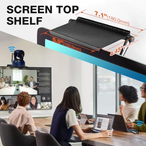 Gsou Wireless Webcam for PC/Wireless Streaming Camera, 1080P HD Webcams/USB Plug and Play Webcam for Zoom Meeting,Skype,OBS(with Mini Tripod Stand), Adjustable Computer Camera for Mac/Laptop/MacBook 7