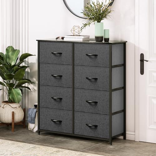 DWVO Dresser for Bedroom, Fabric Dresser with 8 Drawers, Chest of Drawers for Closet, Living Room 5