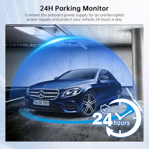 Milerong Upgraded Dash Cam Hardwire Kit, Acc Hardwire Kit for Dash Camera Type C 3-Lead Hard Wire Kit 12V-24V to 5V with Low Voltage Protection for Dashcam GPS Power Supply Radar Detectors and More 7