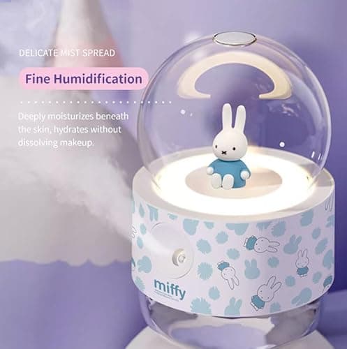Miffy Crystal Ball Mist Humidifier - Romantic Gift Choice(Pink) 8