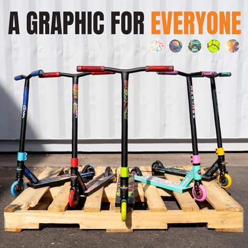 Pro Stunt Trick Scooter for Kids Ages 5-12 – Lightweight Durable Freestyle Kick Scooter for Skatepark and Street – Easy Assembly – Madd Gear MG2 7