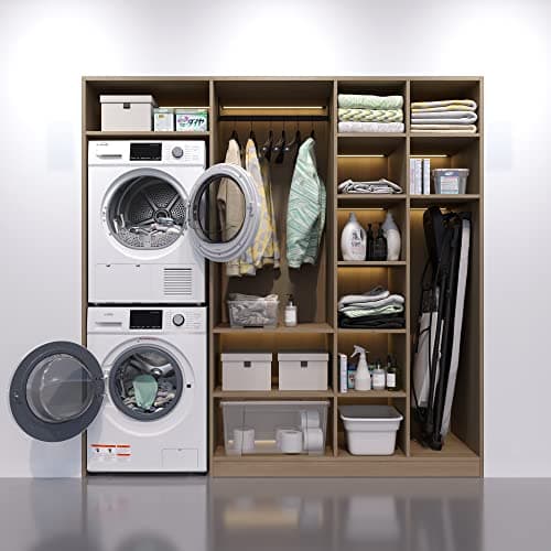 KoolMore 24" Front Load Washing Machine, 2.7 Cu. Ft., Space Saving Unit with 20-Minute Quick Wash, 12 Washing Cycles, Quiet Inverter Motor [White] [120V] (FLW-3CWH) 7