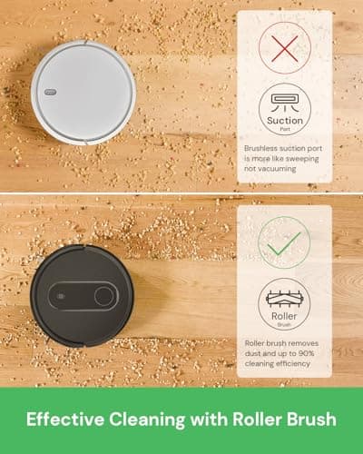 Vexilar T7 Robot Vacuum and Mop Combo, 2 in 1 Robotic Vacuum Cleaner, App/Remote/Voice Control, Automatic Charing, Slim, Quiet Cleaning for Floors, Pet Hair, Low Pile Carpet 8