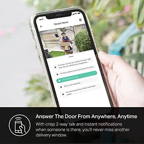 Kasa Smart Video Doorbell Camera Hardwired w/Chime, 2K Resolution, Always-on Power, Night Vision, 2-Way Audio, Real-Time Notification, Cloud & SD Card Storage, Works w/Alexa & Google Home (KD110) 6