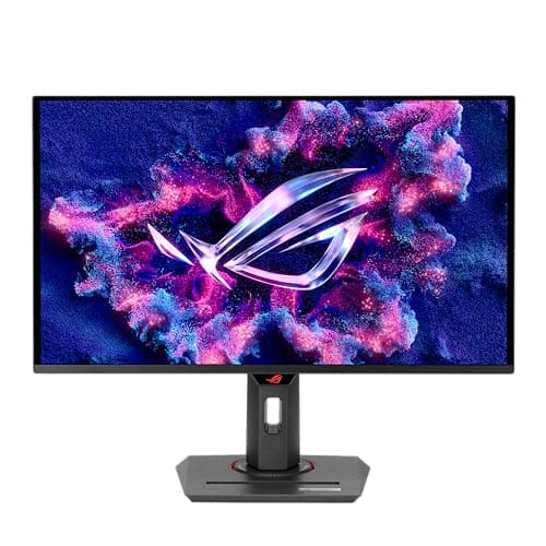 ASUS ROG Strix 26.5” 1440P QD-OLED Gaming Monitor (XG27ACDNG) -QHD (2560x1440), 360Hz, 0.03ms, Custom Heatsink, OLED Care+, G-SYNC Compatible, 99% DCI-P3, DisplayWidget, AI Gaming, 3yr Warranty