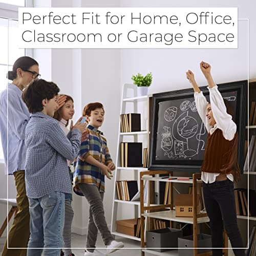 SKL Products Black Cork Board - 30" x 20" Large, Framed Bulletin Boards for School, Home, Kitchen & Office Walls, Pin Display 9