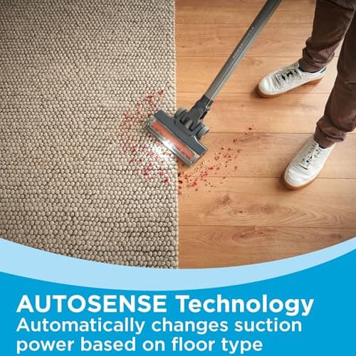 BLACK+DECKER POWERSERIES 20V MAX Cordless Stick Vacuum Cleaner, Household Vacuum Cleaners for Hardwood Floors and Carpet, LED Lights, Detachable, Anti-Tangle, Lightweight, Bagless (BHFEA18D1) 8