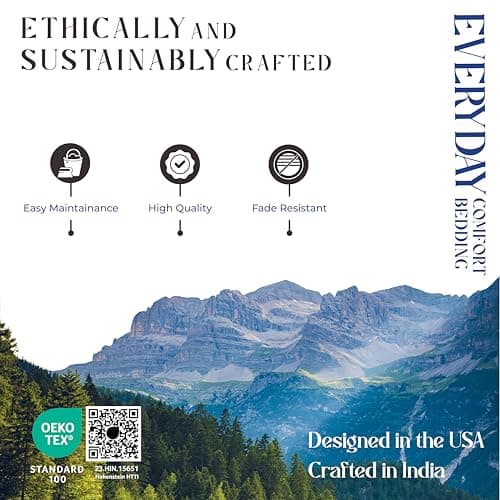 Mayfair Linen 100% Organic Cotton Percale Weave Fitted Sheet King Size, White, 1 Deep Pocket King Fitted Sheet, Fits Mattress Upto 16" Crisp and Cool Bed Linen, Luxury GOTS Certified Sheets 6