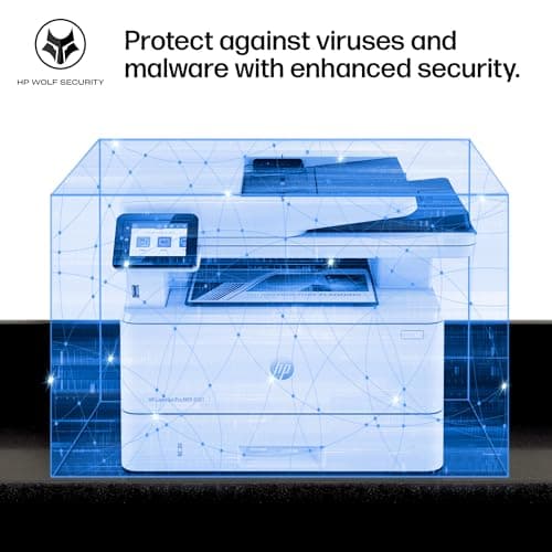 HP Laserjet Pro MFP 4101fdw Wireless Black & White All-in-One Laser Printer, Scanner, Copier, Fax, Best-for-Office (2Z619F) 9