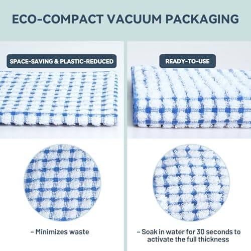 Egles 12 Packs Kitchen Dishcloths 12x12 Inches 100% Cotton Kitchen Dish Cloths for Washing Dishes Scrubbing Wash Cloths Dish Towels Sets (Mix Color) 6