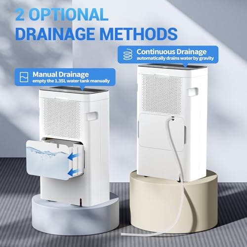 AIRPLUS 1,500 Sq. Ft Dehumidifier for Basement, 30 Pints Powerful Dehumidifier for Home, Large Rooms, Bedrooms, Sufficient Capacity Water Tank with Drain Hose (AP2011N) 7