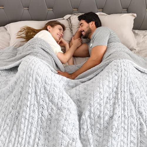 Bearhug Electric Blanket King Size 100" x 90" Dual Controllers Heated Blanket, 10 Heat Settings, 1-12 Hour Auto Shut-Off, Faux Fur & Sherpa Dual-Sided, Machine Washable, Gift-Ready Elegant Packaging