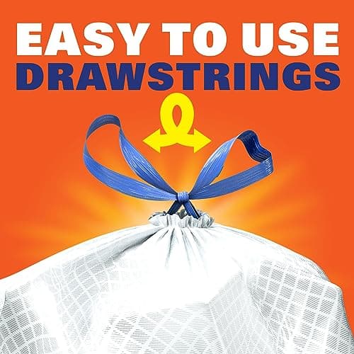 Hefty Ultra Strong Tall Kitchen Trash Bags - Citrus Twist, 13 Gallon, 40 Count 6