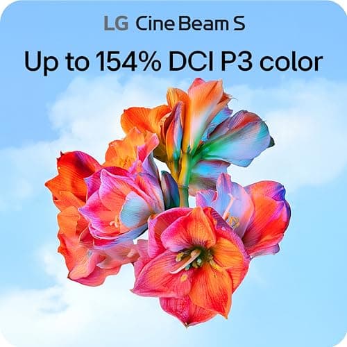 LG CineBeam S PU615U 4K UHD Ultra Short Throw Smart Projector, Auto Screen Adjustment, up to 100” Projection, up to DCI-P3 154%, 450,000:1 Contrast, Speakers with Dolby Atmos, HDR10, HDMI, USB, HID 7