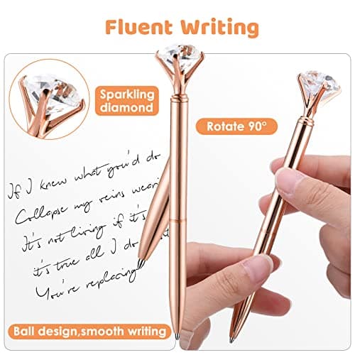 Rose Gold Office Supplies Set 11PCS, Aibocn Desk Accessories Stapler, Staple Remover, 1000pcs Staples, Tape Holder, Pen Holder, Pen, Scissors, Binder/Clips and Ruler, Gift for Students and Coworkers 5
