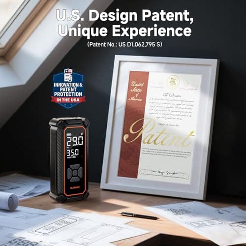 OlarHike Tire Inflator Portable Air Compressor, 150PSI Dual Power - 6000mAh & 12V DC, Cordless Air Pump for Car Tires, Bike, Motorcycle, Balls with LED & Digital Pressure Gauge, Car Gifts 7