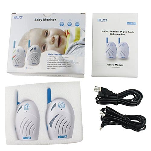 Audio Baby Monitor Intercom walkie-Talkie Two-Way Portable USB Charging 8