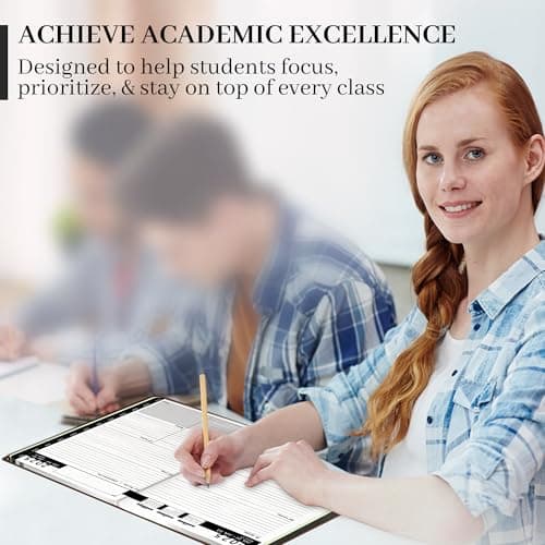 Ensight 2025-2026 HARDCOVER Leather Planner Weekly & Monthly - 8.5x11 Inches - Academic Planner Business Personal or Student - Pen Holder, Thick Paper, July 2025 - June 2026 (Green) 6