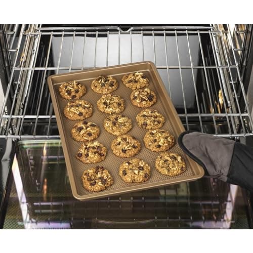 GoodCook BestBake Nonstick Textured Carbon Steel Cookie Sheet, 11" x 17", Large Baking Sheet, Even Heating, Scratch-Resistant, Non-Toxic, Durable, Ideal for Baking and Sheet Pan Dinners 6