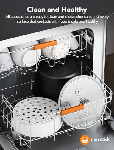 GoveeLife Smart Rice Cooker, 6-in-1 Multi-Cooker, Slow Cooker, Yogurt Maker, Saute Pan, Steamer, Food Warmer, 1000W, 10-Cup Uncooked 5.2 Quart, Includes App with 33 Recipes 7