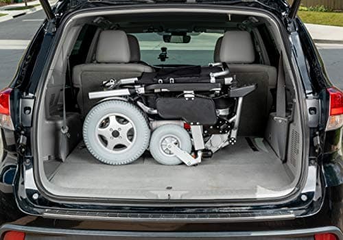 Porto Mobility Ranger Quattro (The Beast) Ultra Exclusive Foldable Electric Wheelchair Heavy Duty, Holds 550lbs 1000W Horse Power Dual Motor Folding Power Wheelchair (Silver, XL (Special Edition)) 8