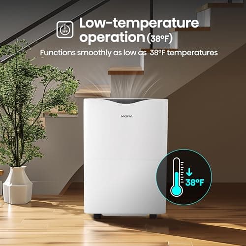 Mora Mora by Hisense 35 Pint Dehumidifier, for Space upto 3,000 Sq. Ft at Home, in Basements and Large Rooms, Energy Star, Quiet Operation,Filter Indicator with Washable Filter, 2 Years Warranty 9