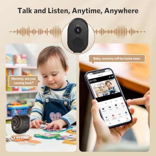 TENVIS Security Camera Wireless, 2K 4MP HD Surveillance Camera for Home/Outdoor, 2.4G WiFi, 33ft Color Night Vision, IP65 Weatherproof, 2-Way Voice, Perfect for Yard & Driveway (2 Pack) Black 6