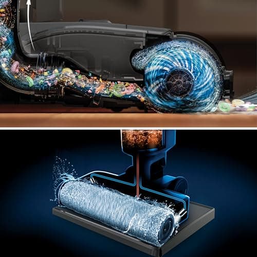 Shark HydroVac MessMaster Wet Dry Corded Vacuum Cleaner, 3-in-1 Multi-Surface Vacuum Mop & Self-Cleaning System, Lightweight, Powerful Suction, for Hard Floors & Area Rugs, Navy, WD161 5